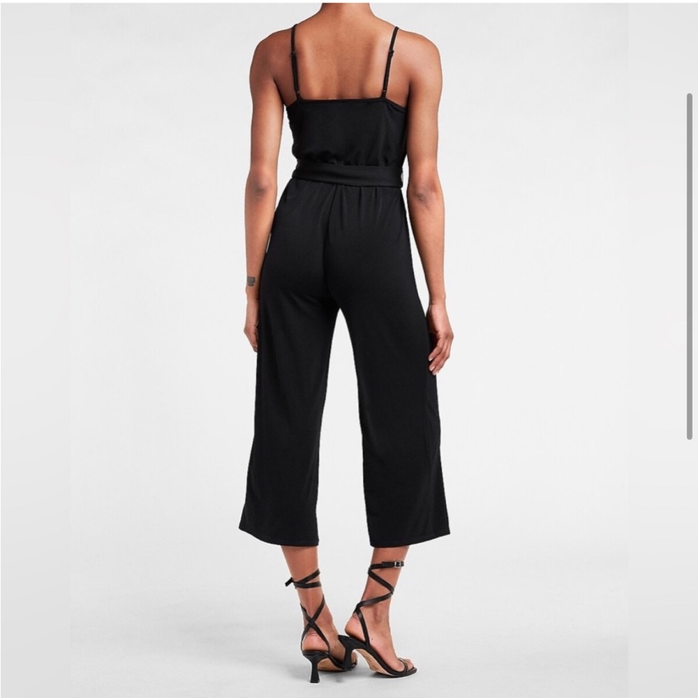 Express Lace Trim Jumpsuit Size Large - Picture 2 of 6